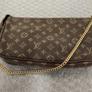 LV mini lin pouch